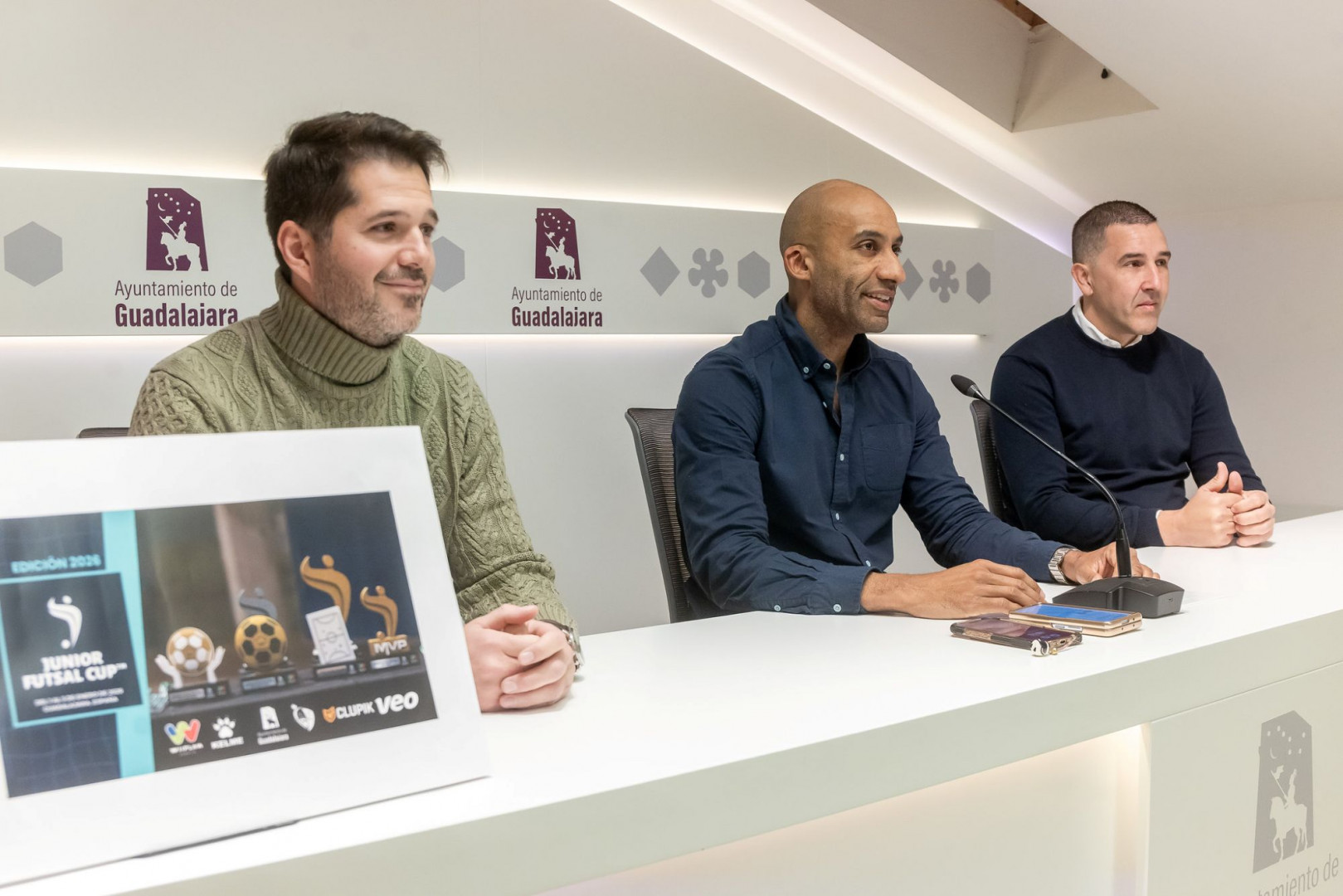 Presentación de la Junio Futsal Cup//Imagen: Ayuntamiento de Guadalajara.
