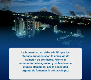 Braulio Carlés: "En un ambiente de Tercera Guerra Mundial hay que apostar por la cultura de la paz" 