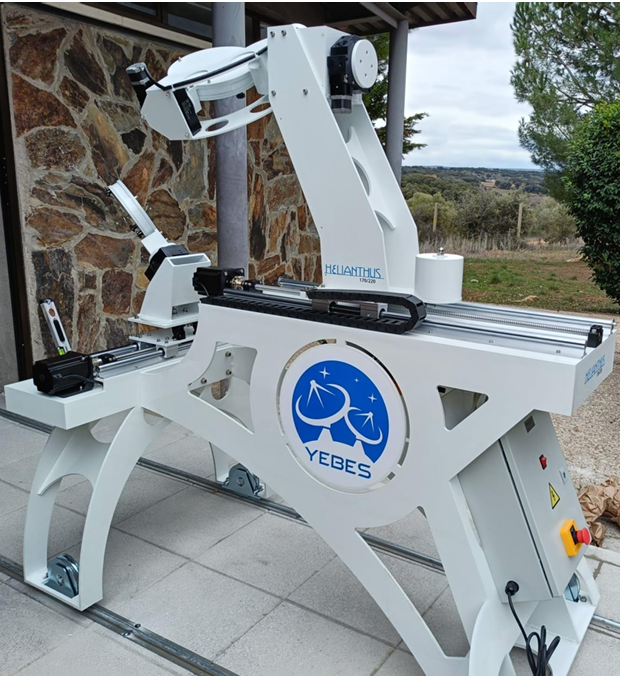 Imagen del celostato Helianthus 170/220 adquirido por el Observatorio de Yebes. Imagen: Ministerio de Transportes y Movilidad Sostenible