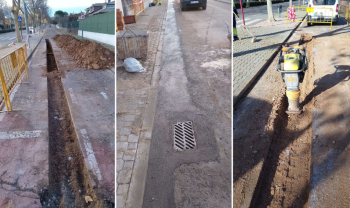 El Ayuntamiento ejecuta la reparación de los sistemas de desagüe de cinco imbornales 