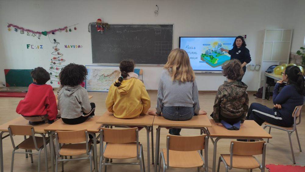 Una de las actividades que desarrolla el centro con escolares. //Imagen: CHT