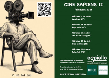 Abierta la inscripción en el ciclo de Cine Antropológico "Cine Sapiens II" de la UNED en Azuqueca