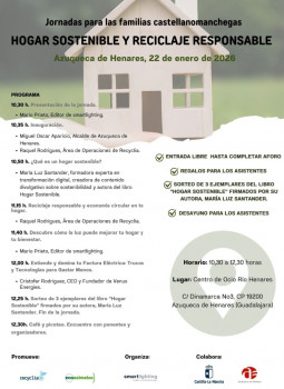 Azuqueca acoge este jueves una jornada sobre 'Hogar sostenible y reciclaje responsable'