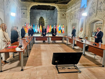 Bellido asiste a la Conferencia de Presidencias de Parlamentos Autonómicos (Coprepa) en la Universidad de Alcalá