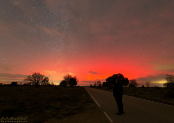 Auroras boreales en la provincia de Guadalajara