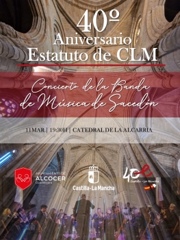 La Banda de Música de Sacedón ofrecerá un concierto en Alcocer para celebrar el 40º Aniversario del Estatuto de Castilla-La Mancha