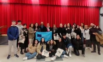 El IES Newton Salas de Villanueva de la Torre acoge a los alumnos italianos del Liceo Saffo di Roseto degli Abruzzi dentro del programa Erasmus +