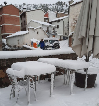 Avisos amarillos por nieve y viento este miércoles en Guadalajara ante la llegada del episodio más adverso del temporal