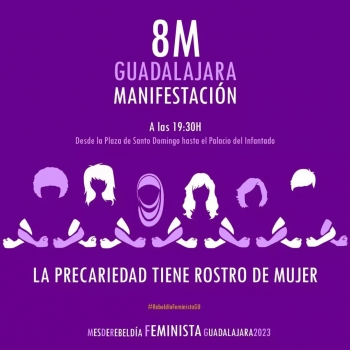 La Comisión 8M anima a participar en la manifestación de hoy miércoles