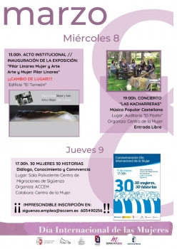 Sigüenza se prepara para celebrar el Día Internacional de las Mujeres 