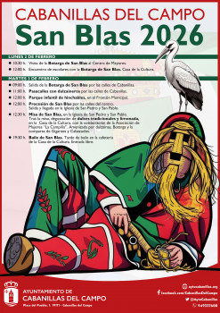 Cabanillas del Campo celebra sus tradicionales Fiestas de San Blas 2026