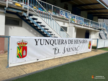 Yunquera de Henares adjudica la primera fase de rehabilitación del campo de fútbol del Polideportivo El Jaenal