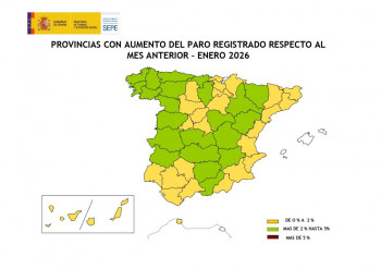 El desempleo subió un 3,20% en Guadalajara, en el mes de enero, con 385 parados más