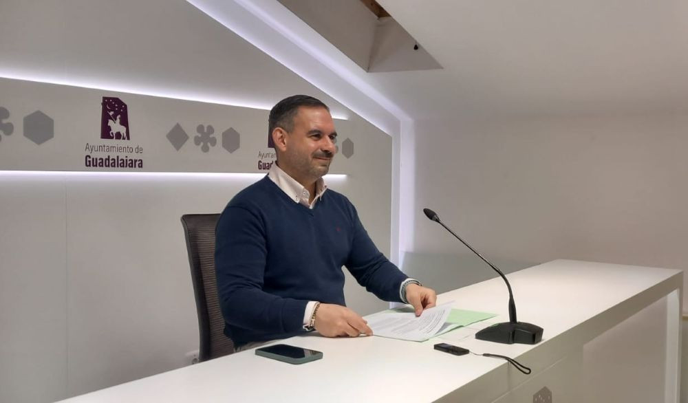 Sabtiago López Pomeda, concejal de Infraestructuras del Ayuntamiento de Guadalajara//Imagen: El Decano de Guadalajara.