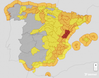 El viento sacude Guadalajara con avisos amarillos este sábado y deja heladas en amplias zonas de la provincia