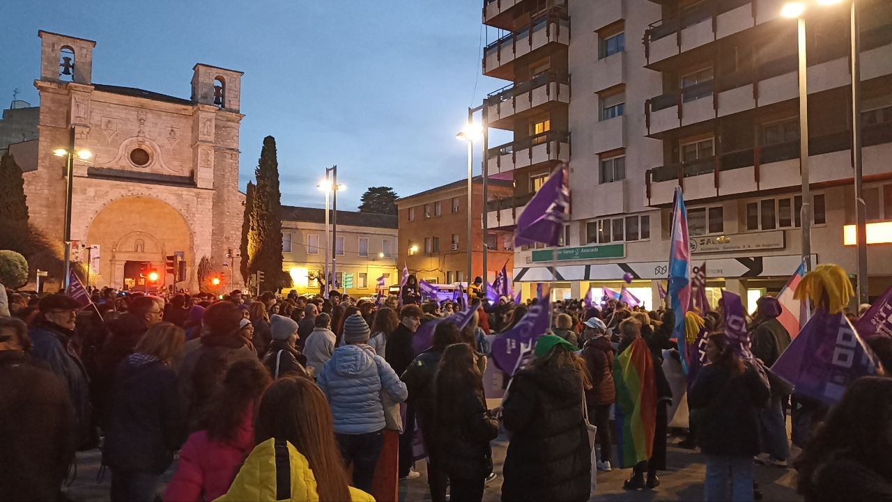 La manifestación partió de la plaza de Santo Domingo//Imagen: Plataforma Feminista de Guadalajara