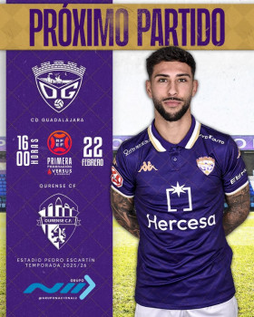 El CD Guadalajara afronta una final por la permanencia ante el Ourense en el Pedro Escartín