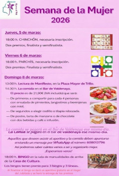 Trillo conmemora el Día Internacional de la Mujer 