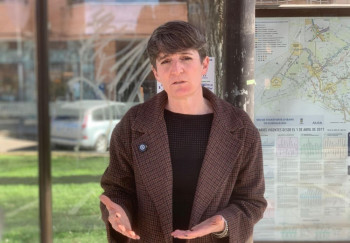 Aike exige responsabilidades políticas, tras reunirse con los trabadores del servicio de autobuses urbanos