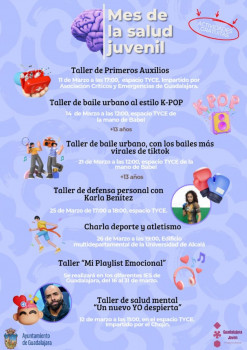 El Mes de la Salud Juvenil trae en marzo talleres de defensa personal, primeros auxilios y bienestar emocional