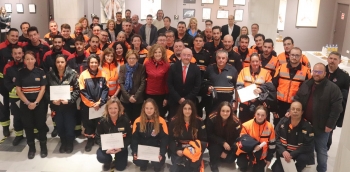 El Gobierno regional entrega su diploma de formación básica en la provincia de Guadalajara