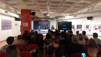 La lucha por una vivienda digna centra el acto del 8M de CCOO Guadalajara