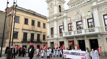 Las trabajadoras de Ayuda a Domicilio continúan con sus protestas