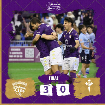 Golpe sobre la mesa del CD Guadalajara: triunfo de oro ante el Celta Fortuna