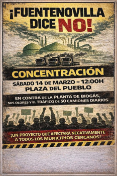 Fuentenovilla se movilizará en contra de una planta de biogás y pide al Ayuntamiento que se posicione
