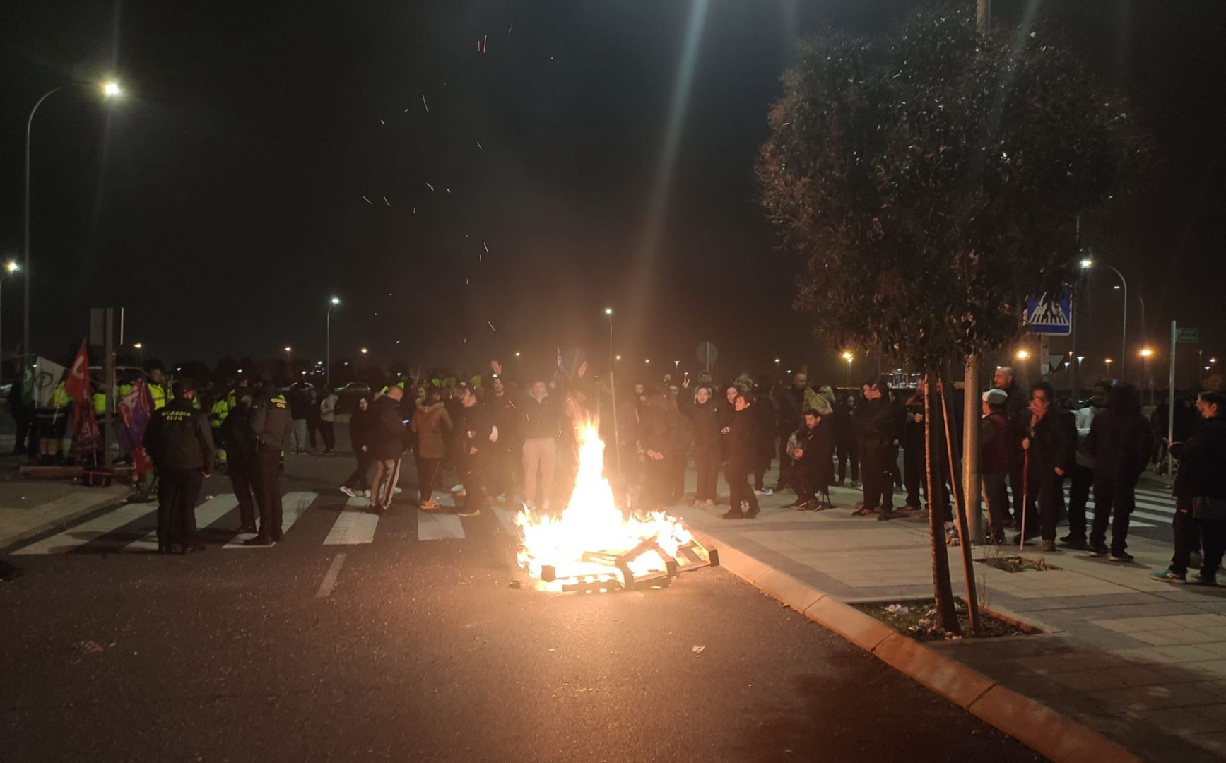 Los trabajadores de la Logística protegonizaron una sonora huelga en el sector en 2023//Imagen: CCOO GXO Marchamalo. 