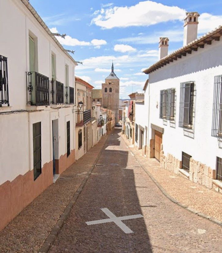 Imagen: El suceso se producía en la calle Virgen de la Sierra en Moral de Calatrava / Google Maps