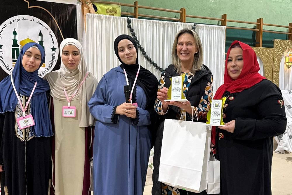 La alcaldesa de Guadalajara, durante la celebración del Iftar 2026//Imagen: Ayuntamiento de Guadalajara.