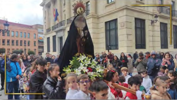 Sábado Santo en Guadalajara, cita con la procesión infantil 'La soledad de María'