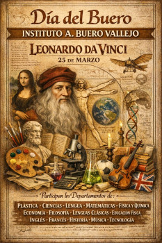 El IES Buero Vallejo rinde homenaje a Leonardo da Vinci en el 'Día del Buero'