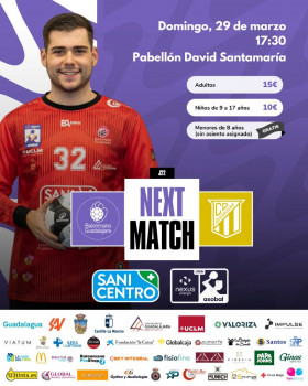 El SANICENTRO Balonmano Guadalajara mira a la Liga tras caer en Copa y recibe a un exigente Bidasoa