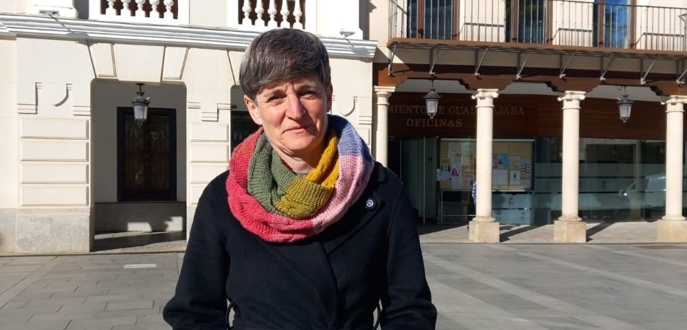 Susana Martínez, concejala del Grupo Municipal de Aike en el Ayuntamiento de Guadalajara//Imagen: El Decano de Guadalajara. 