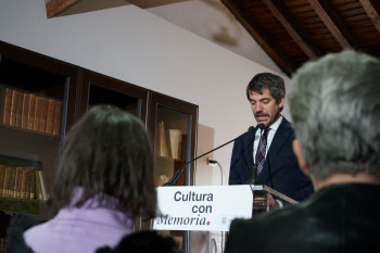 Urtasun preside en Sigüenza un nuevo acto de restitución de obras incautadas por el franquismo 