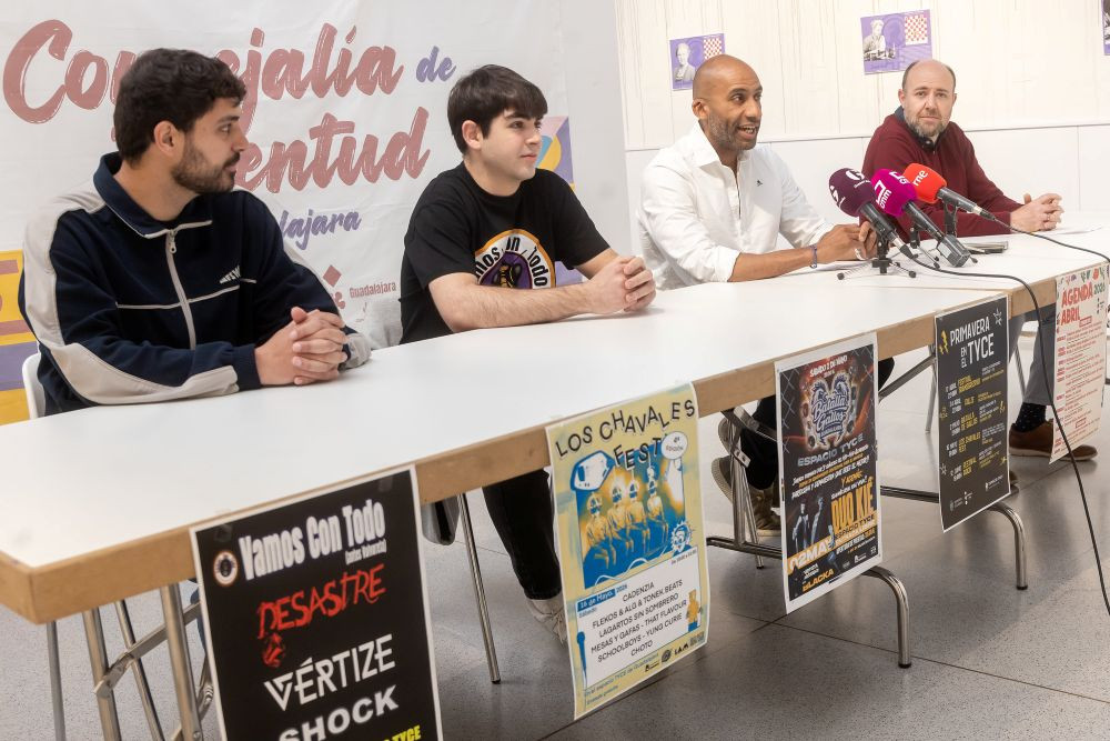 Rueda de prensa de presentación de las actividades de Juventud//Imagen: Ayuntamiento de Guadalajara.