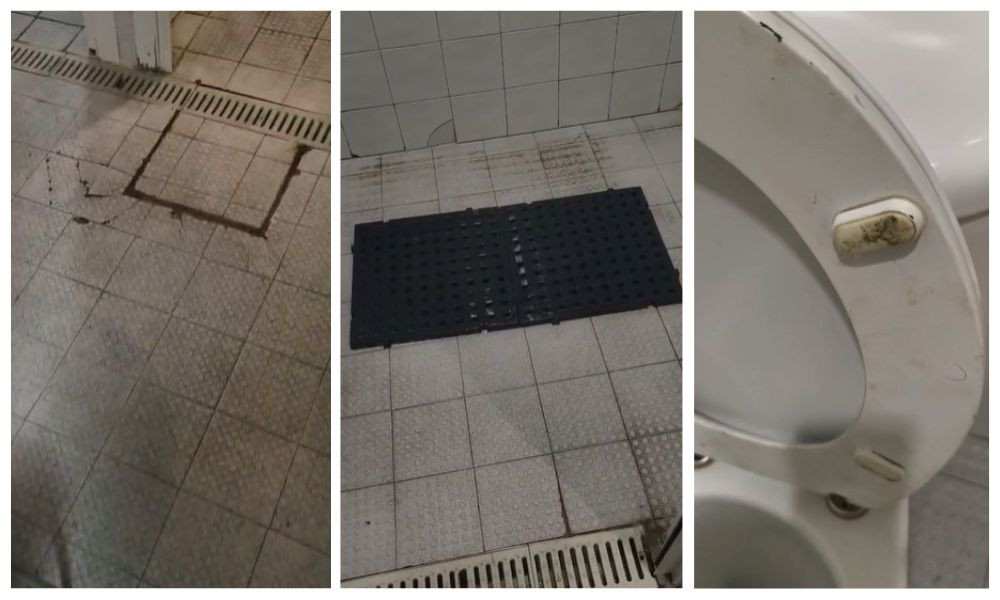 Estado de los vestuarios de la plantilla de la Limpieza Viaria de Guadalajara//Imagen: CCOO del Hábitat.