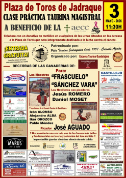 Jadraque combina tauromaquia, cultura y solidaridad con una programación especial entre el 1 y el 3 de mayo 