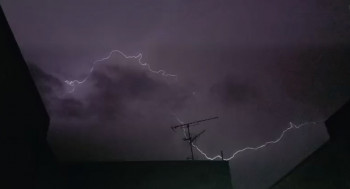 Aviso amarillo por lluvias y tormentas para hoy por la tarde en la Alcarria y la Serranía 