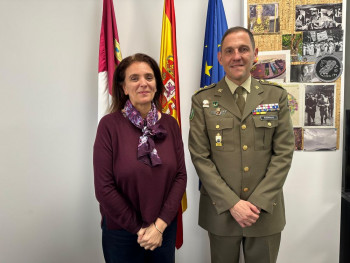 Cabellos recibe al nuevo coronel del Parque de Ingenieros destacando el papel de la unidad dentro del Ejército de Tierra