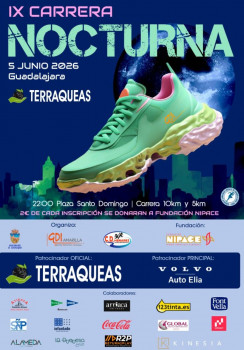 La IX Carrera Nocturna de Guadalajara se celebrará el 5 de junio 