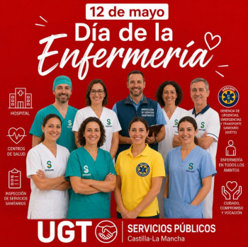 UGT exige aumentar la ratio de profesionales ante la creciente demanda asistencial en Castilla-La Mancha