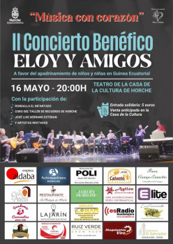 El II Concierto "Eloy y amigos" vuelve a Horche para seguir apoyando a la infancia de Guinea Ecuatorial