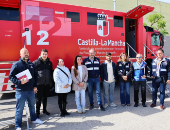 Cerca de un centenar de efectivos de los grupos de emergencia participan en el simulacro del Plan de Emergencia Exterior de DHL-L’Oréal en Quer