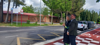 López Pomeda: "Esta era una calle que no se merecía Guadalajara. Estaba igual que un patatal"