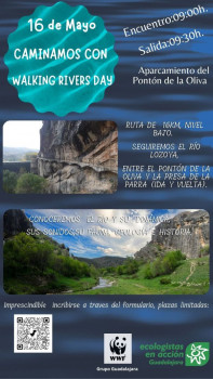 WWF y Ecologistas en Acción organizan una ruta por el río Lozoya dentro de la campaña internacional Walking Rivers