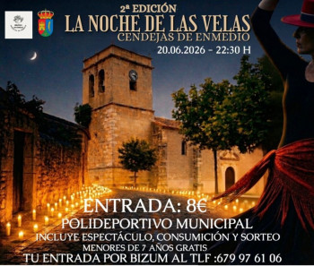 Cendejas de Enmedio volverá a llenarse de luz con la II edición de su Mágica Noche de Velas