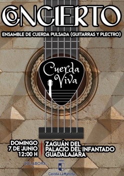 El concierto 'Cuerda Viva' acogerá música de cuerda y poesía en el zaguán del Infantado